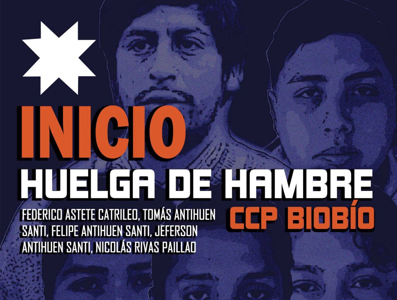 PRESOS POLÍTICOS MAPUCHE RECLUÍDOS EN EL MÓDULO DE MÁXIMA DEL CP BIOBÍO INICIAN HUELGA DE HAMBRE POR EL FIN DEL AISLAMIENTO - LA ZARZAMORA